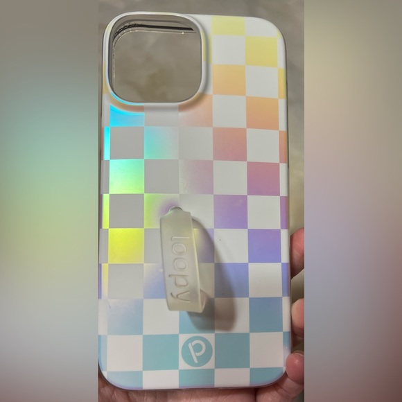 White Opal Loopy Case Loopy Original Opal Leopard Iridescent